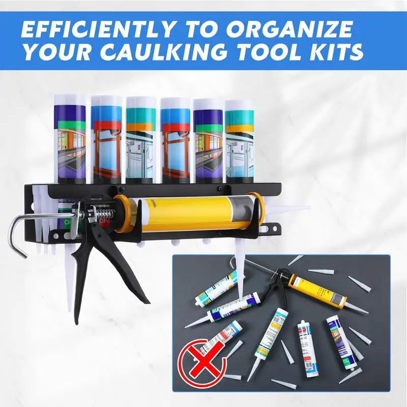 Workshop Tools Youtube - Wandmontage-kitpistoolhouder - Metalen rek voor 6