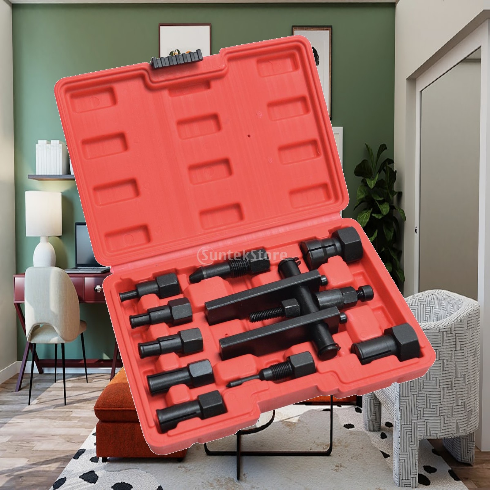 Tools For Motorcycle Workshop - Motorfietslagertrekker, verwisselbare wiellagertrekker, gereedschapsset met schroefdraad,