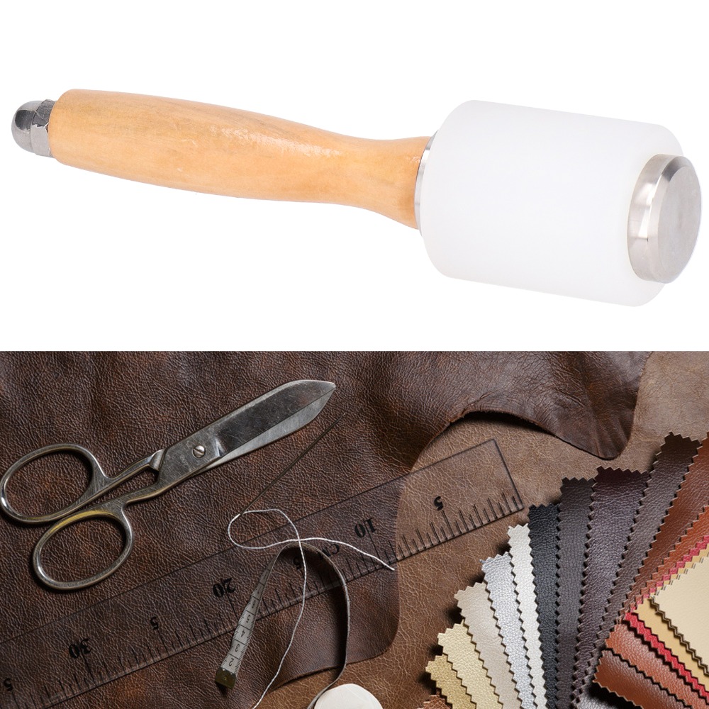 Mallet Wood Carving - Meerdere materialen Lederen snijhamer Verschillende kleuren
