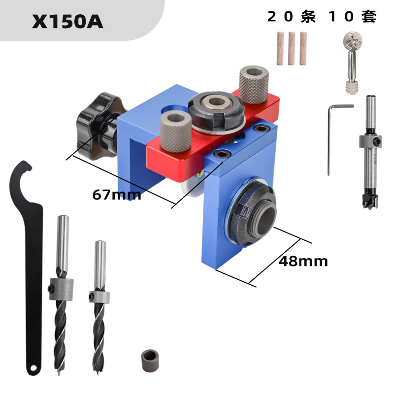 Pocket Hole Jig - TEBAK W-136 Pocket Gat Jig Kit