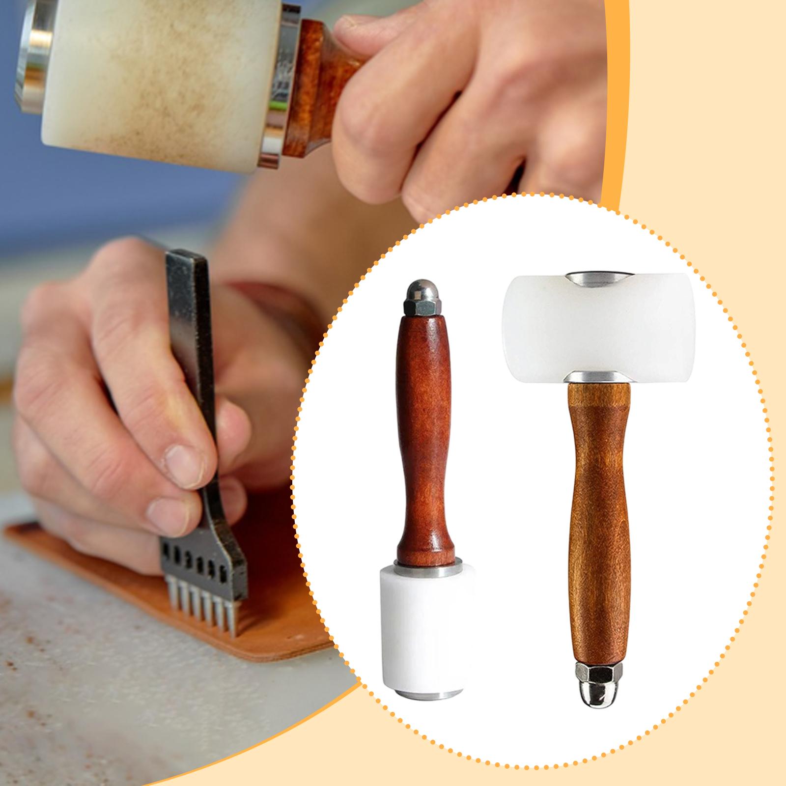 Mallet Wood Carving - Lederen snijhamer Premium, duurzaamheid, doe-het-zelf lederen