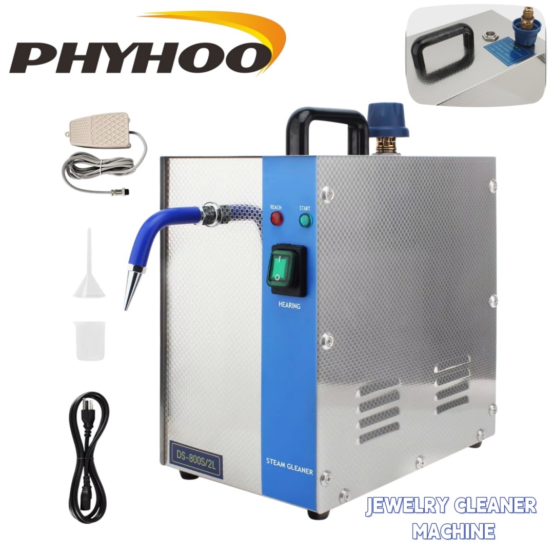 Workshop Tools Steam - PHYHOO 1300W Sieraden Stoomreiniger met 2L