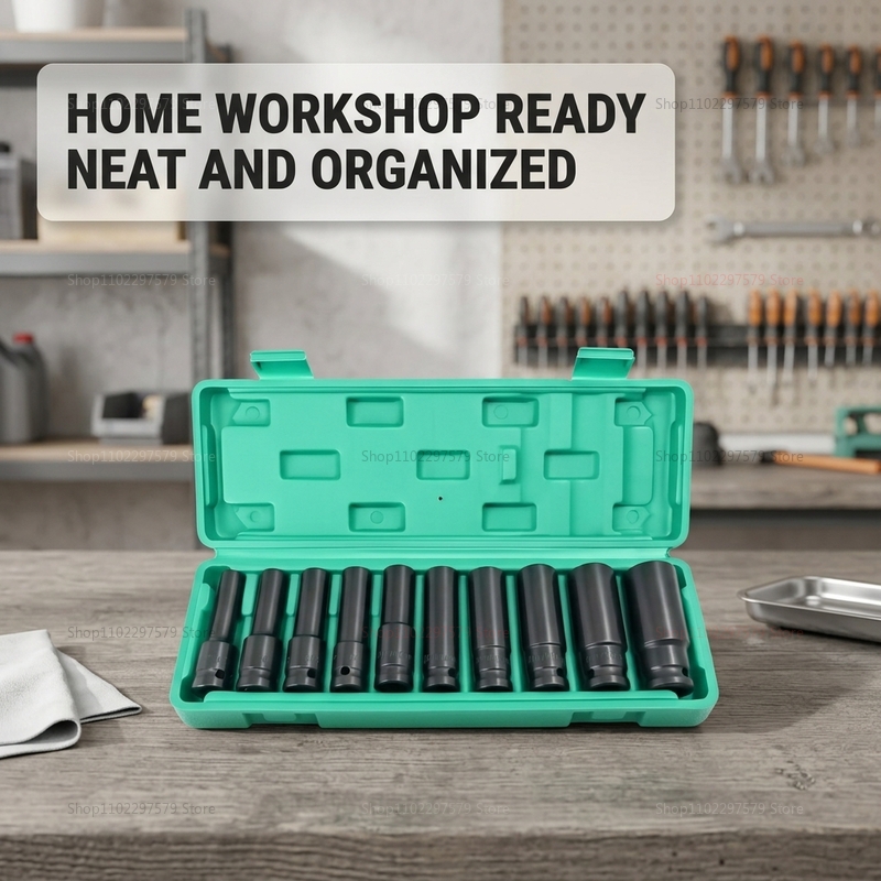 Tools For Motorcycle Workshop - 10-delige Steeksleutelset 8-24mm Verstelbare Pneumatische Handgereedschap