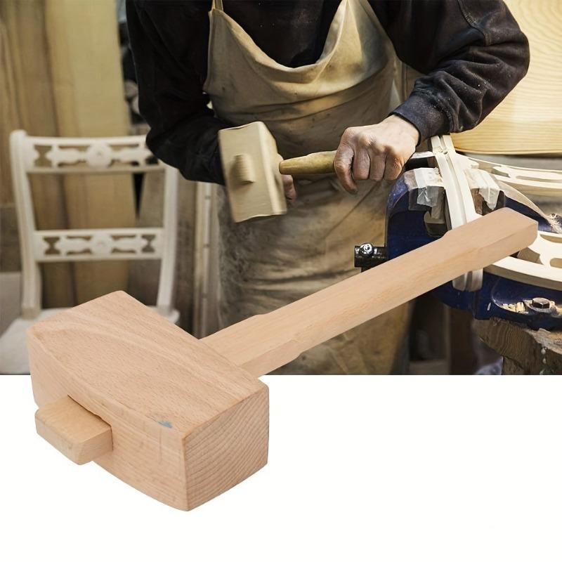 Mallet Wood Carving - 1Pc DIY Leer Beuken Massief Houtbewerking