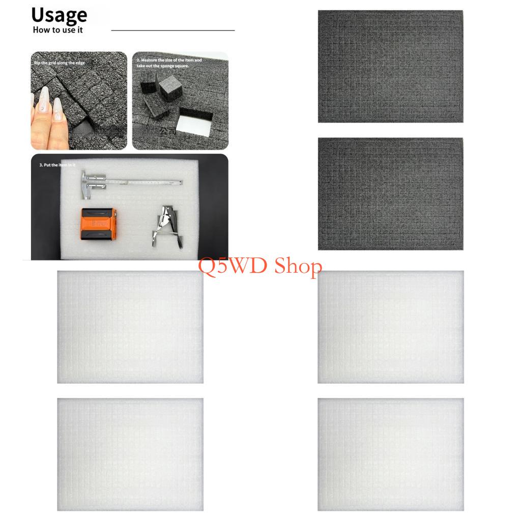 Workshop Tools Needed - Q5WD Afscheurrooster schuimrubber gereedschapskoffer met verwijderbare