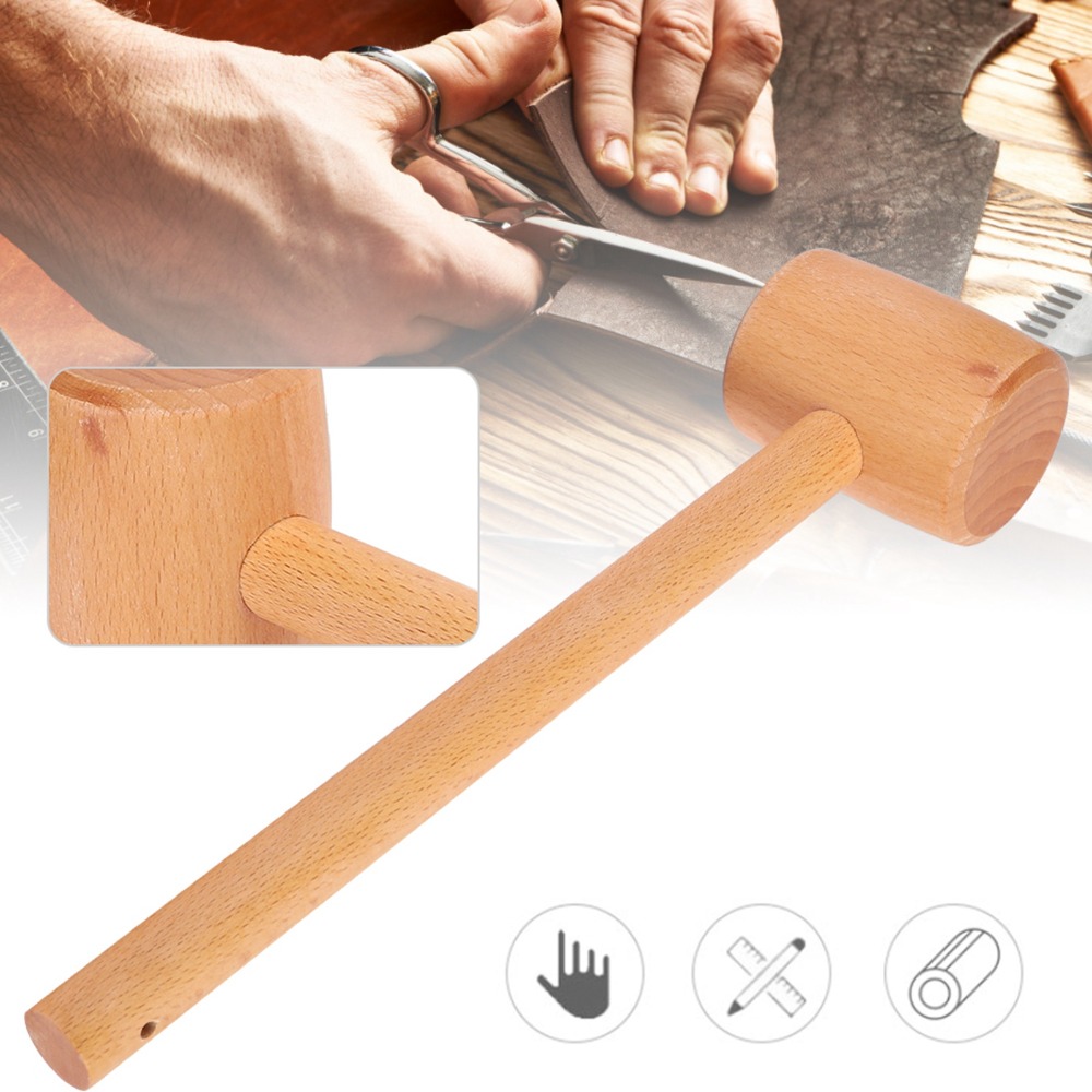 Massief houten hamer, schadevr - Mallet Wood Carving recensie en prijs
