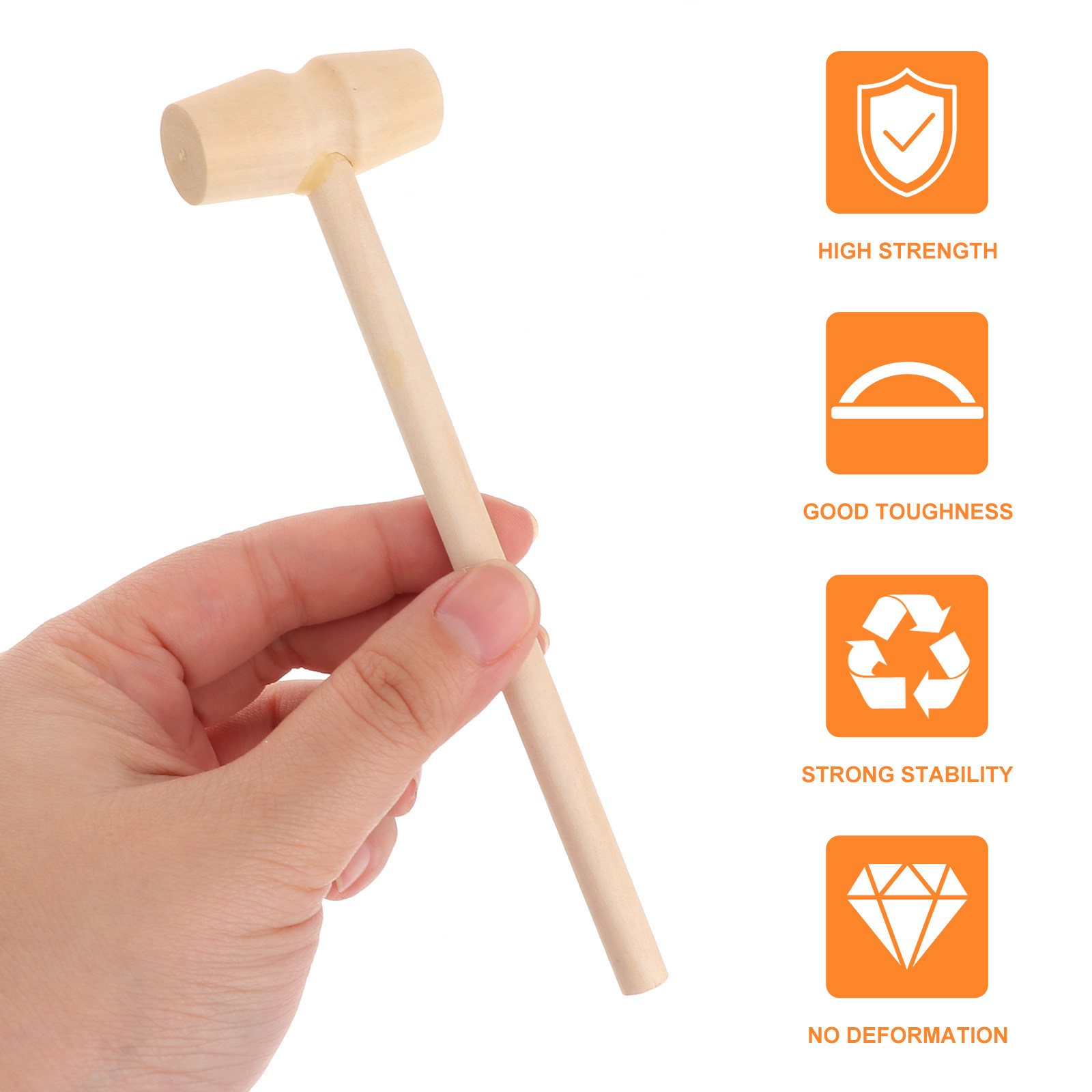 20 Stuks Kid Houten Mini Malle - Mallet Wood Carving recensie en prijs
