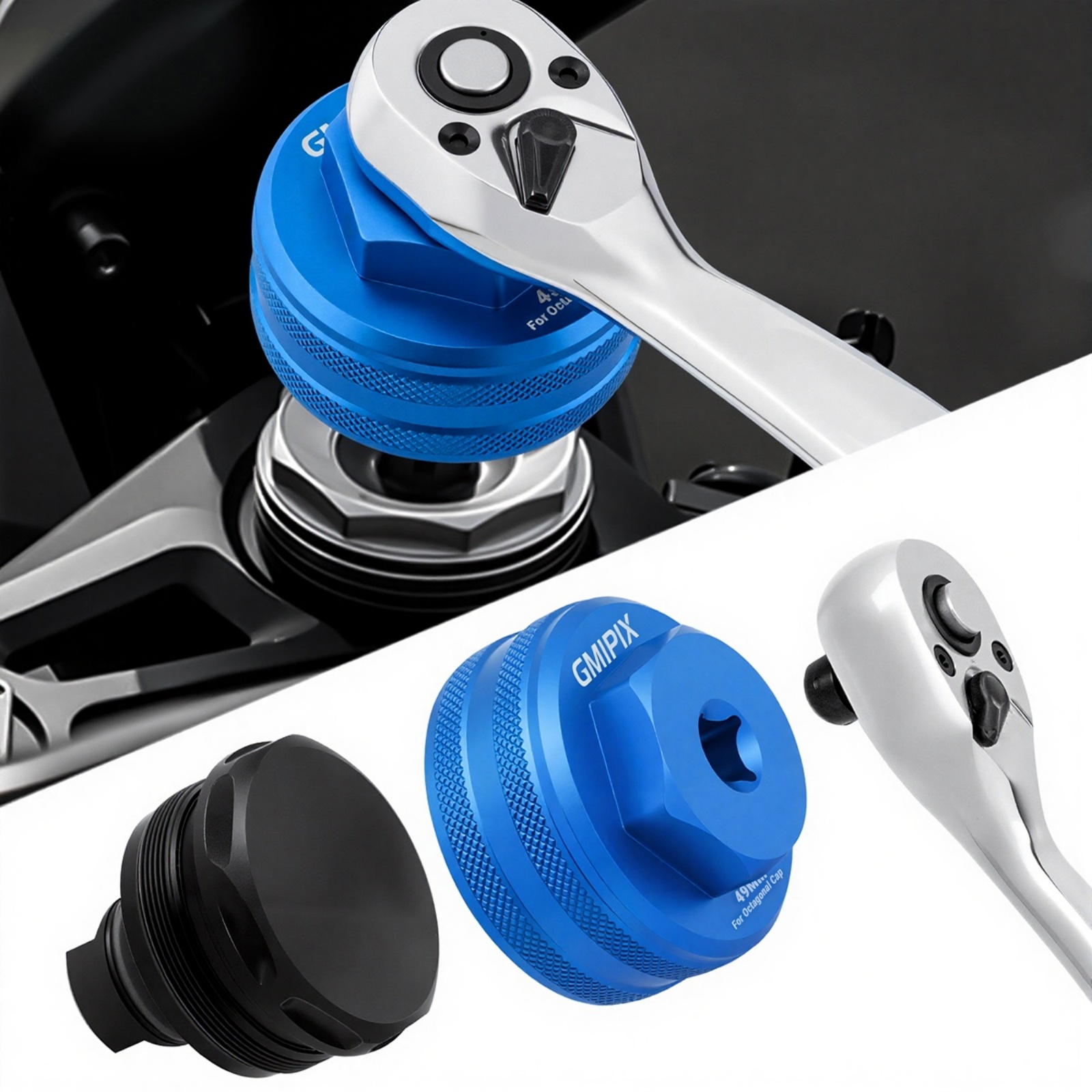 GMIPIX 49mm Vork Cap Moer Sock - Tools For Motorcycle Workshop recensie en prijs