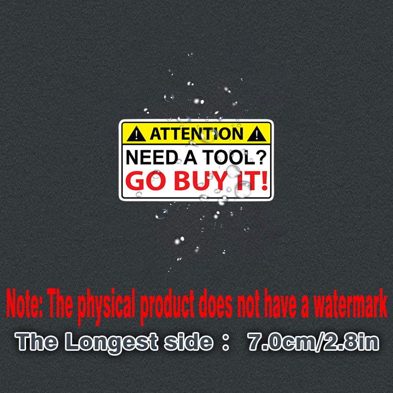 Grappige Need Tools Sticker 1P - Workshop Tools Needed recensie en prijs