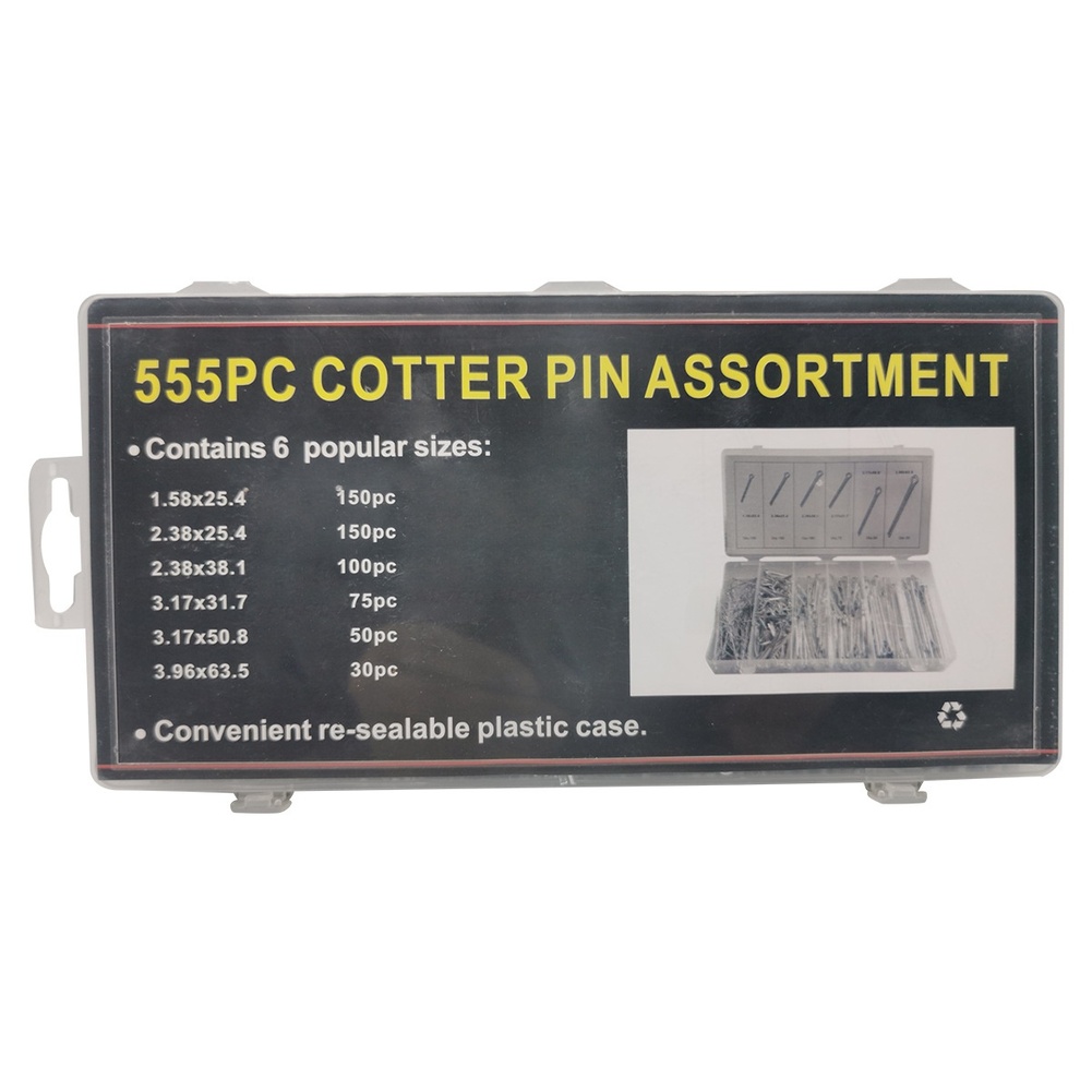 555-delige R-clip splitpen col - Workshop Tools Needed recensie en prijs