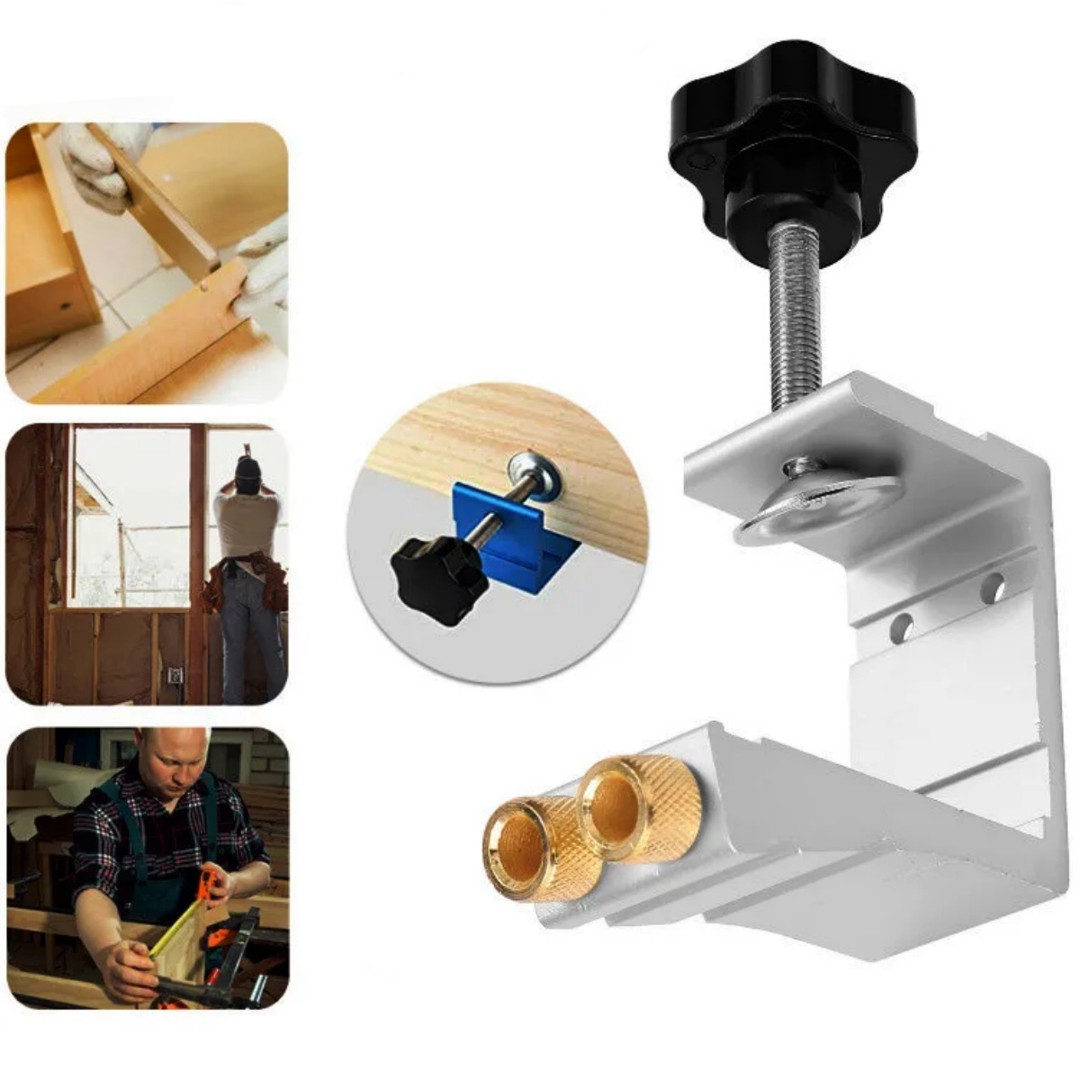 1 set zakgatmal voor houtbewer - Pocket Hole Jig recensie en prijs