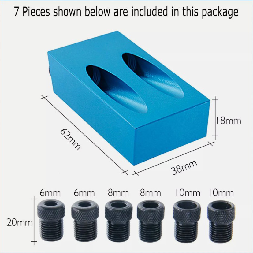 14-delige DIY Pocket Hole Jig  - Pocket Hole Jig recensie en prijs