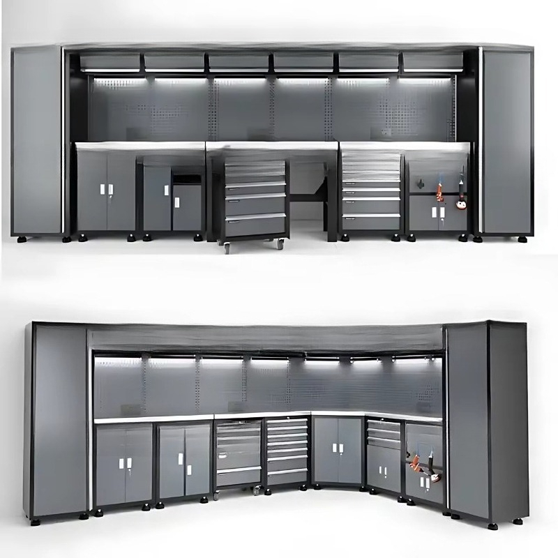Garage-opslagcombinatie gereed - Workshop Garage Tools Manufacturer recensie en prijs