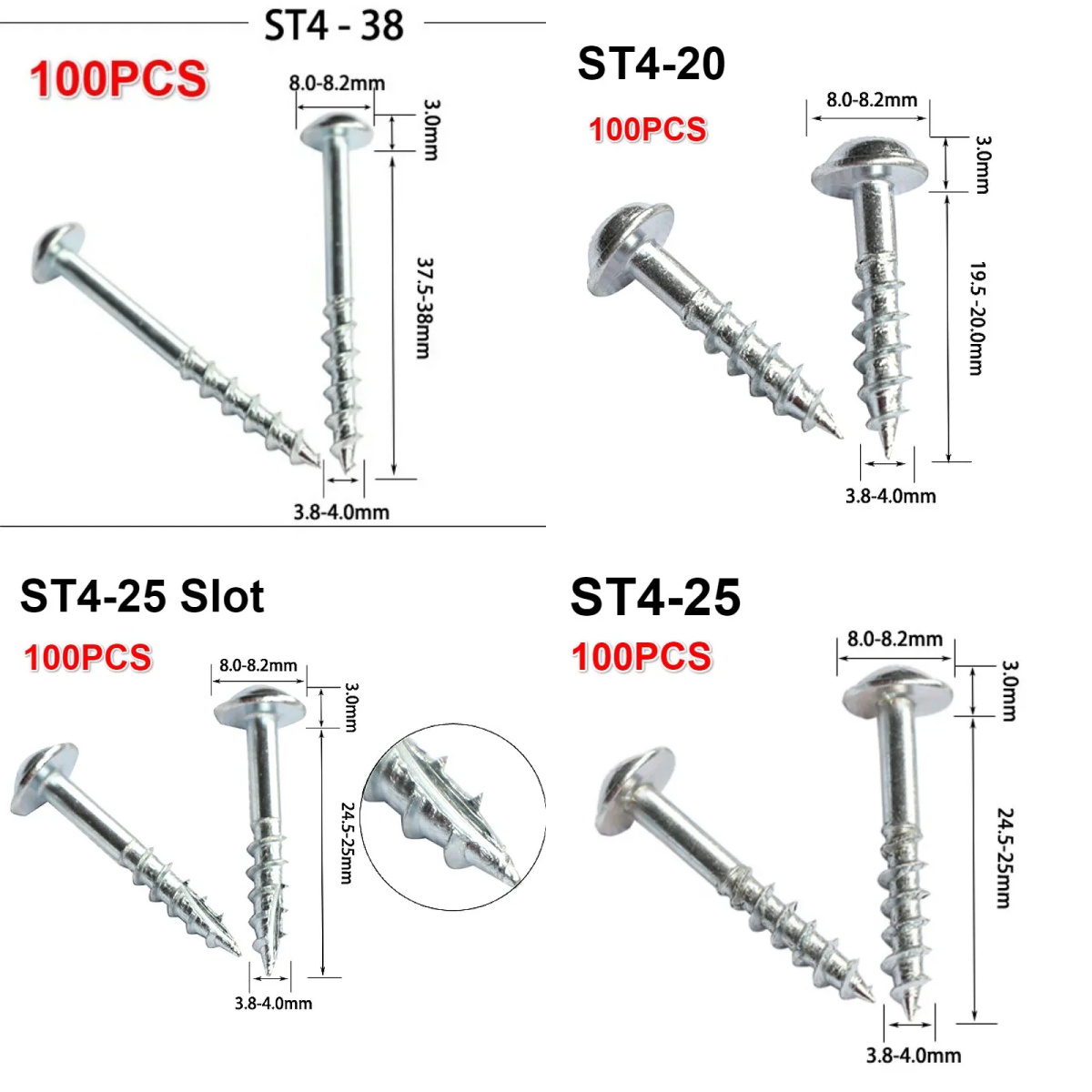 100 stuks verzinkte Phillips P - Pocket Hole Jig recensie en prijs