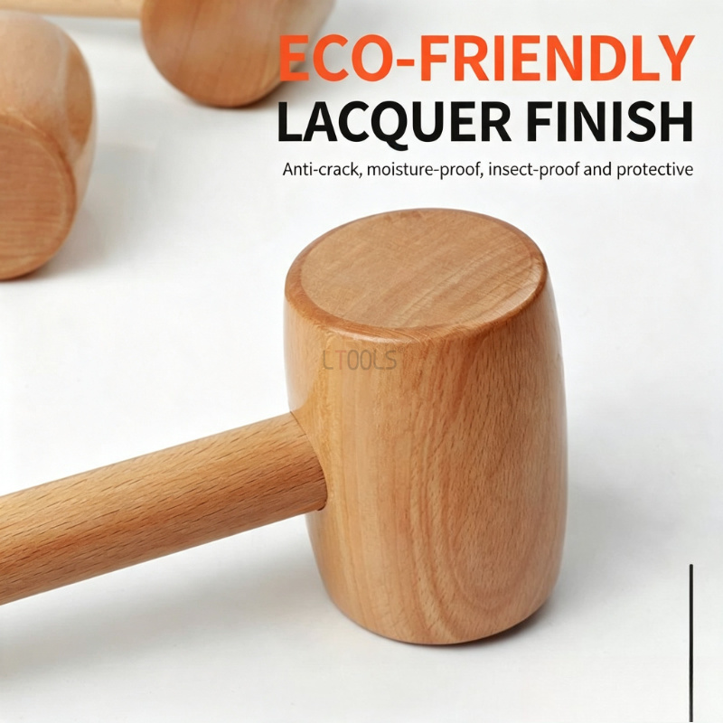 Massief houten hamer, mini hou - Mallet Wood Carving recensie en prijs