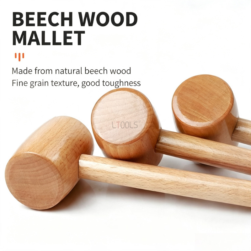 Massief houten hamer, mini hou - Mallet Wood Carving recensie en prijs