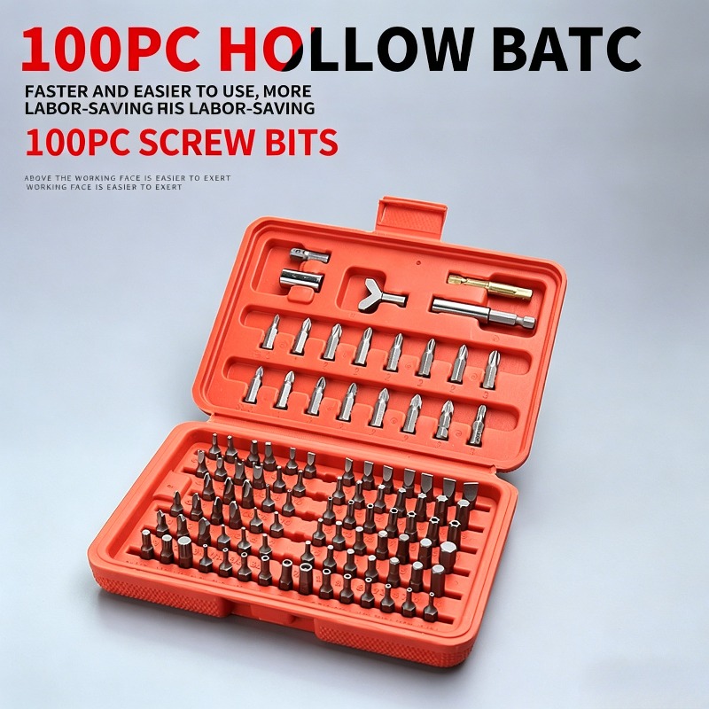 100-delige schroevendraaierbit - Workshop Tools Uses recensie en prijs