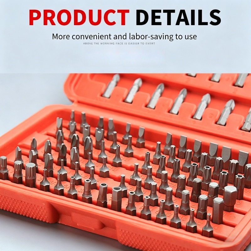 100-delige schroevendraaierbit - Workshop Tools Uses recensie en prijs