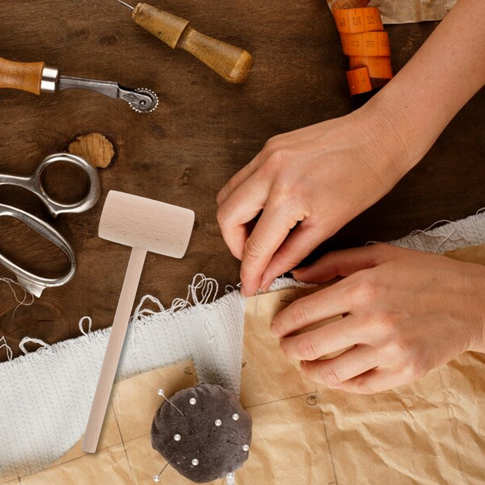 Ambachtelijke houten hamer DIY - Mallet Wood Carving recensie en prijs
