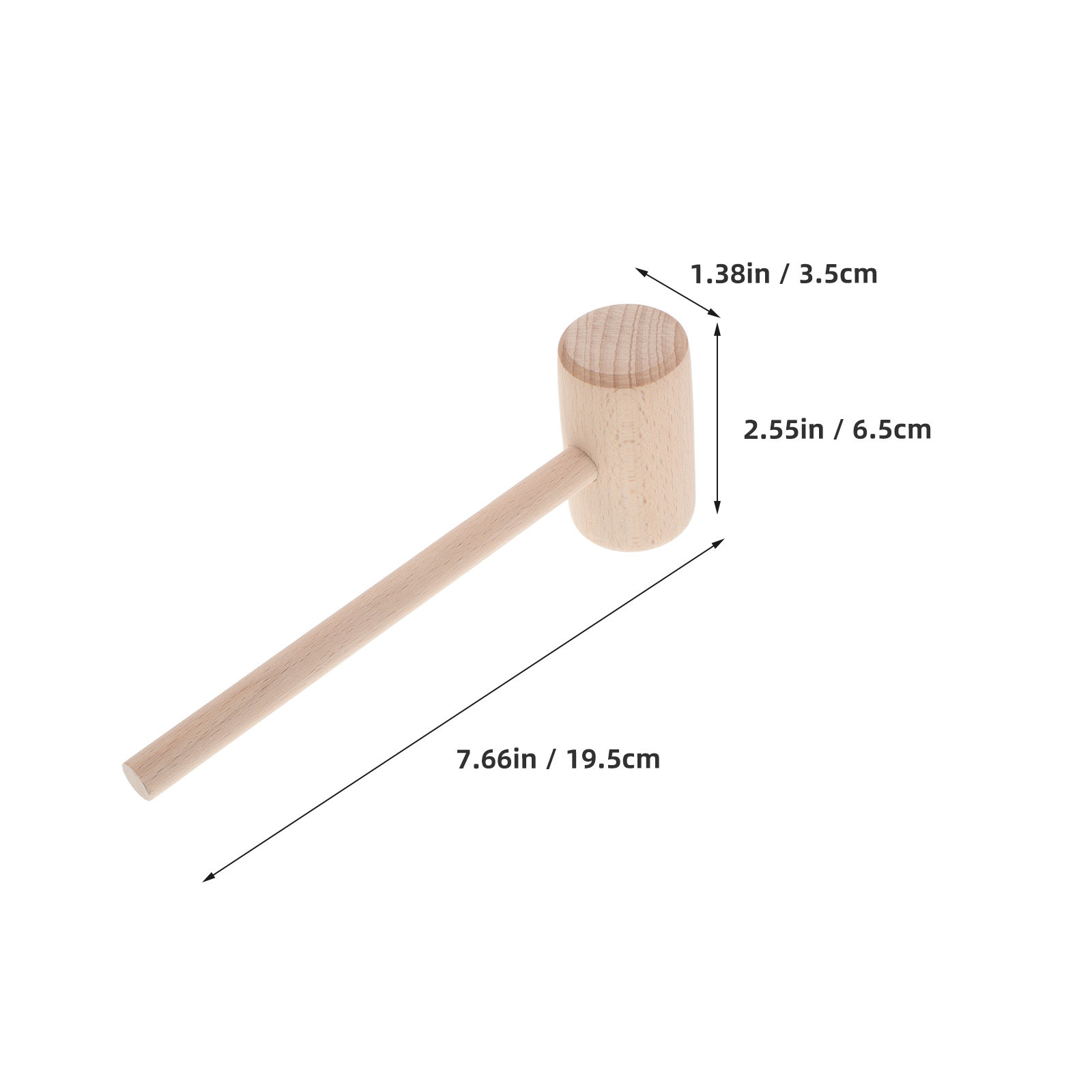 Ambachtelijke houten hamer DIY - Mallet Wood Carving recensie en prijs