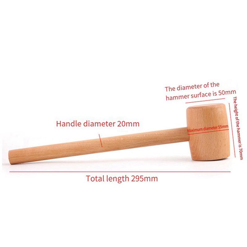 AT05-2X Beukenhouten lederbewe - Mallet Wood Carving recensie en prijs