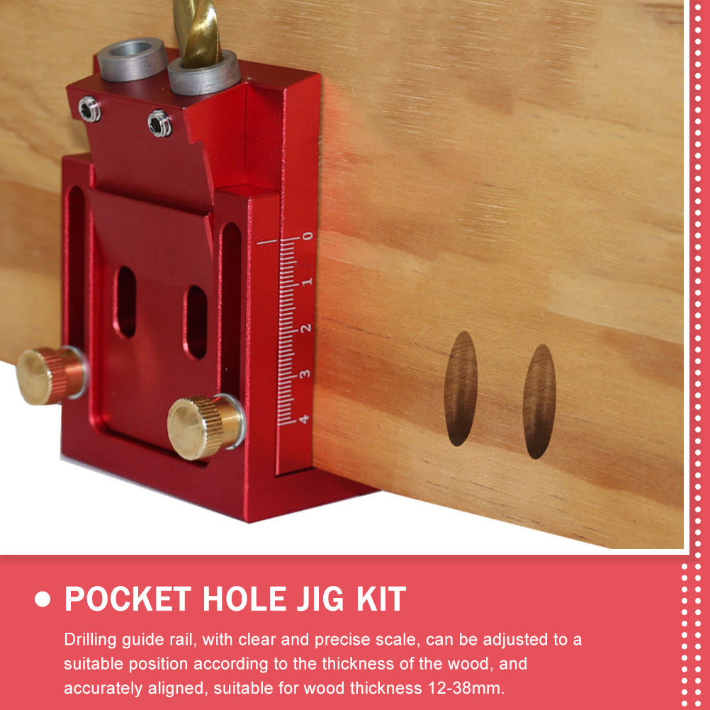 1Set Pocket Hole Houtbewerking - Pocket Hole Jig recensie en prijs